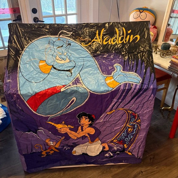 Vintage Other - Vintage Disney Aladdin Vinyl play tent fort